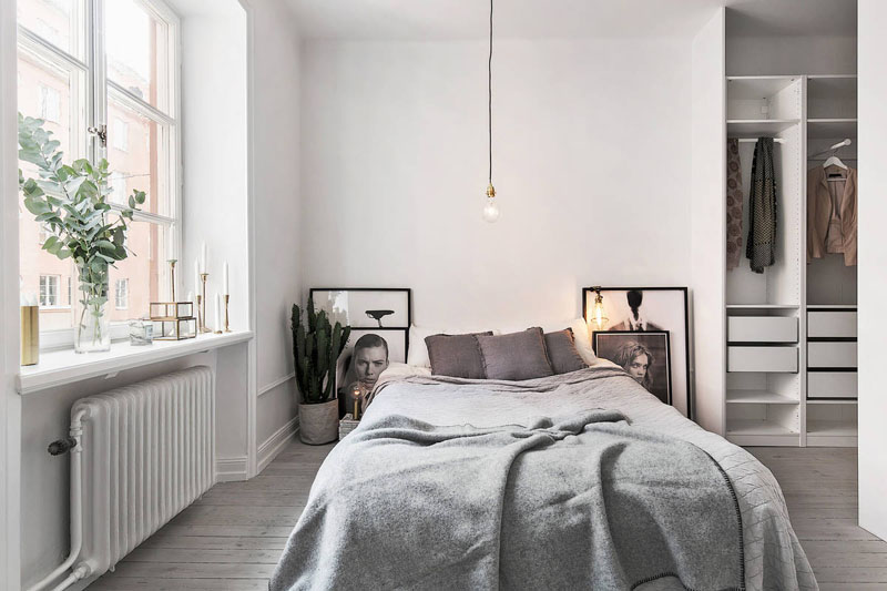 Thiết kế nội thất phòng ngủ với phong cách Scandinavian