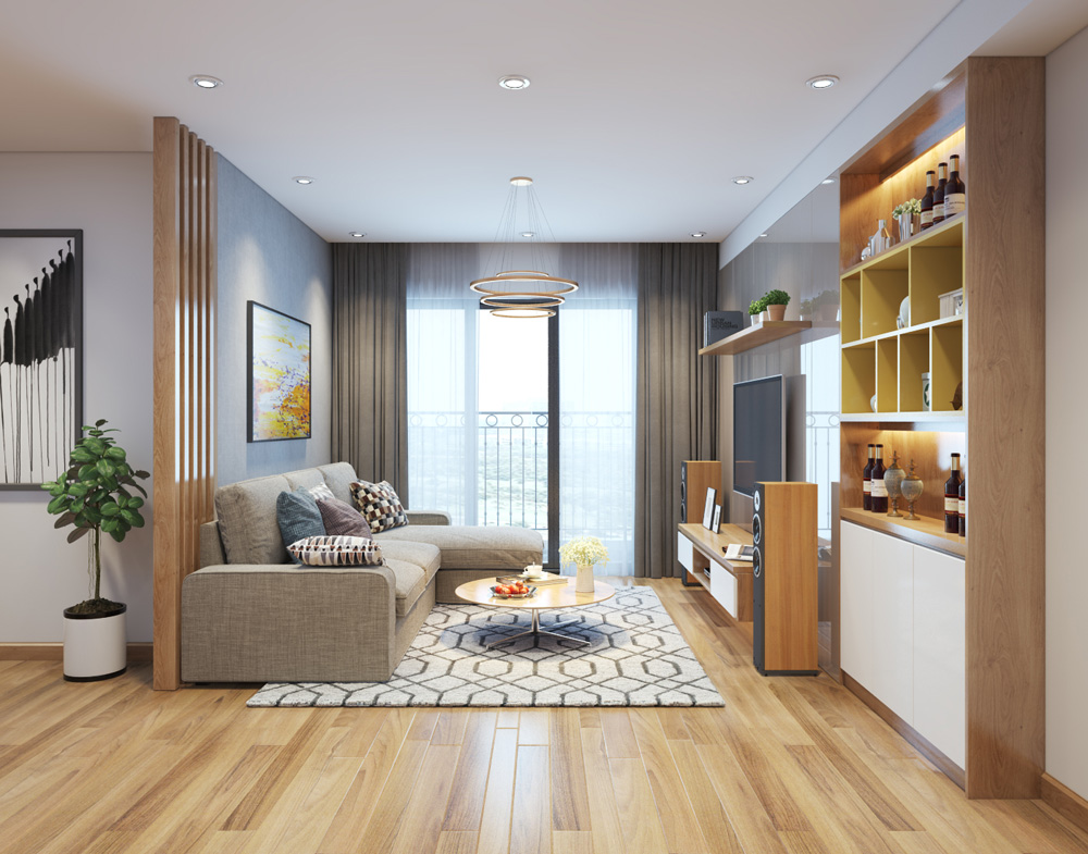 Thi công nội thất gỗ công nghiệp cho căn hộ