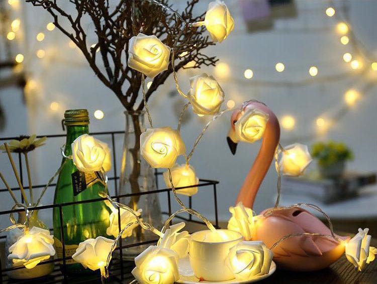 Đèn nhấp nháy là lựa chọn thật sáng tạo khi thiết kế nội thất